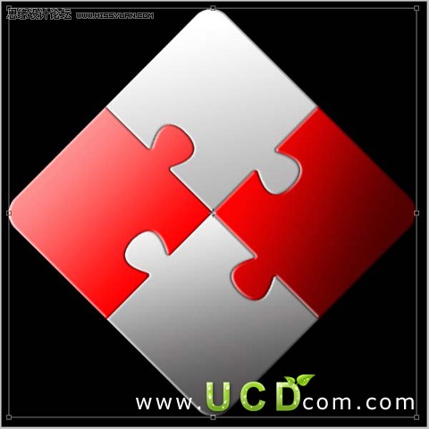 Photoshop 一個(gè)簡(jiǎn)單的立體拼貼圖標(biāo)