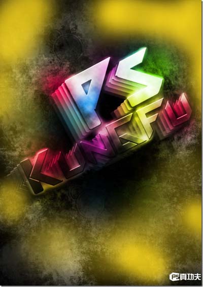 Photoshop 打造漂亮的潮流風(fēng)格文字插畫