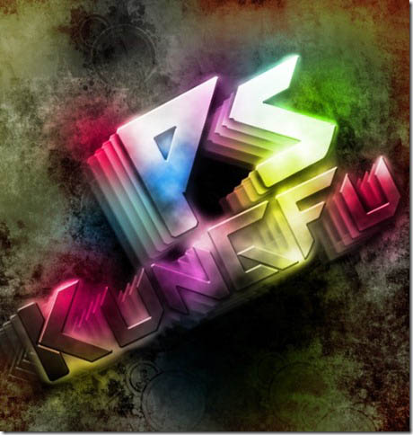 Photoshop 打造漂亮的潮流風(fēng)格文字插畫