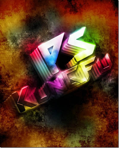 Photoshop 打造漂亮的潮流風(fēng)格文字插畫
