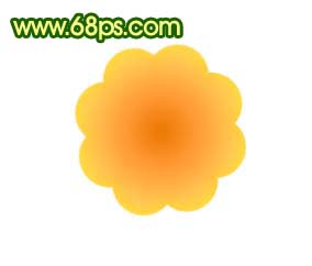 Photoshop 非常漂亮的卡通小花朵