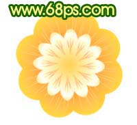 Photoshop 非常漂亮的卡通小花朵