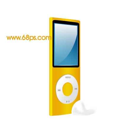 Photoshop 一款時尚的ipod圖標(biāo)