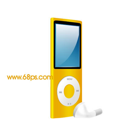 Photoshop 一款時尚的ipod圖標(biāo)
