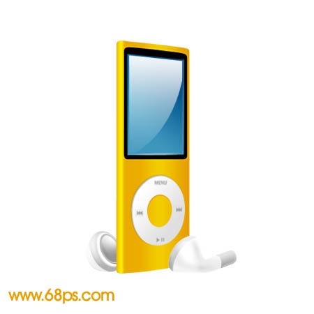 Photoshop 一款時尚的ipod圖標(biāo)
