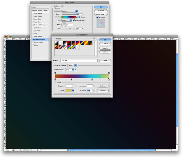Photoshop 實(shí)現(xiàn)的漂亮的潮流圓圈壁紙