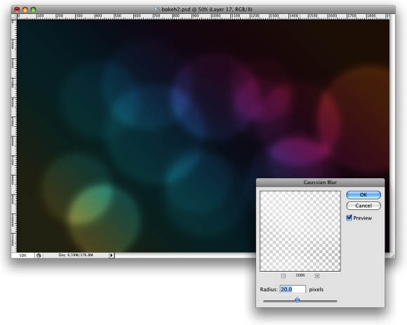 Photoshop 實(shí)現(xiàn)的漂亮的潮流圓圈壁紙