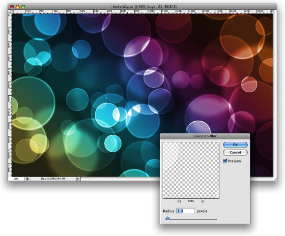 Photoshop 實(shí)現(xiàn)的漂亮的潮流圓圈壁紙