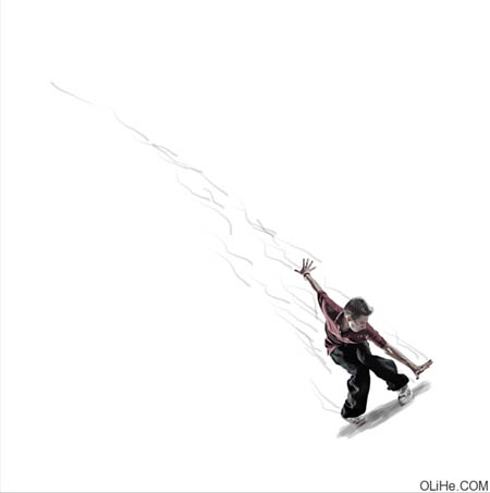 Photoshop 絢麗的街舞動作