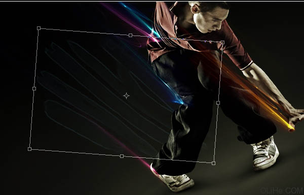 Photoshop 絢麗的街舞動作