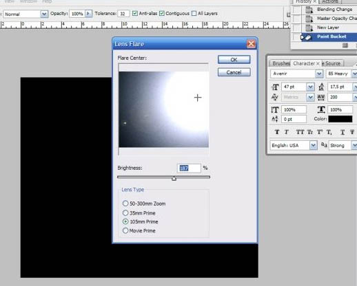 用photoshop 合成子弹穿透物体的瞬间