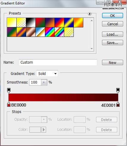 Photoshop 簡潔紅色圣誕壁紙制作