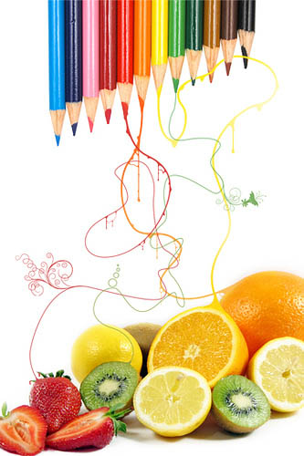 Photoshop 漂亮的藝術(shù)曲線插畫