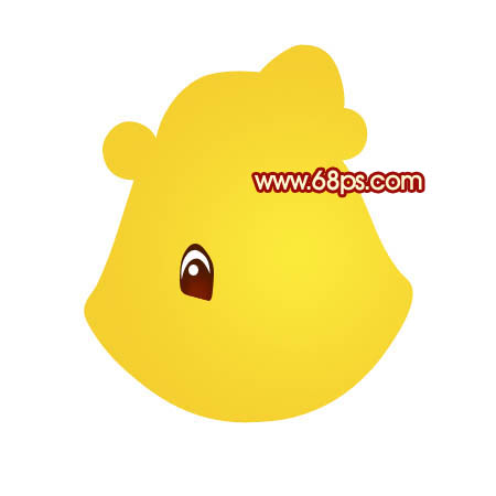 Photoshop 可愛(ài)的卡通小熊頭像