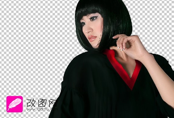 Photoshop合成带有浓郁古典风韵的美女