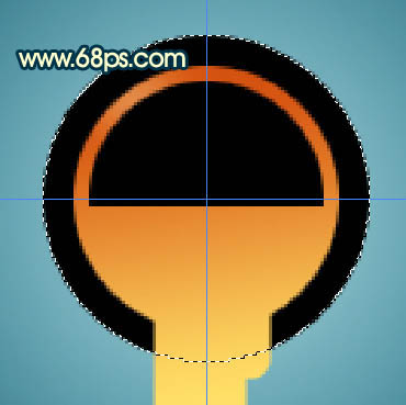 Photoshop 制作一把金色鑰匙步驟