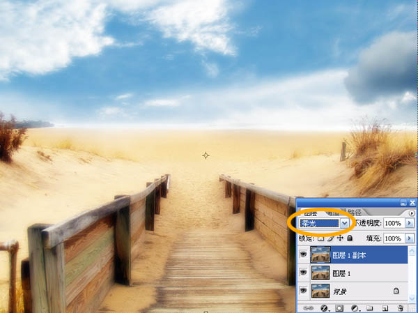 Photoshop 唯美的沙灘圖制作方法