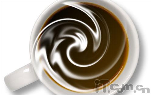 Photoshop下利用濾鏡實現(xiàn)咖啡攪拌時的漩渦效果