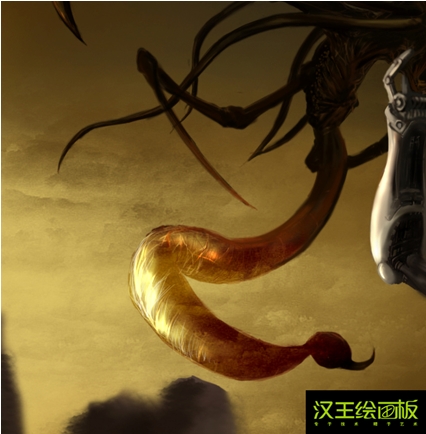 Photoshop 數(shù)位板繪制機(jī)械怪獸教程