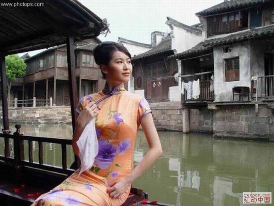 Photoshop 生活写.真调成发黄老照片