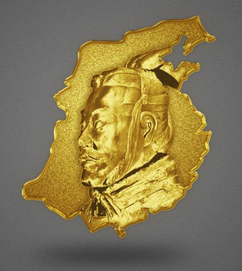 Photoshop打造非常經(jīng)典的黃金頭像