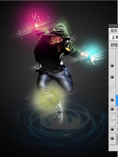 Photoshop制作超酷的光影風(fēng)格舞者海報(bào)