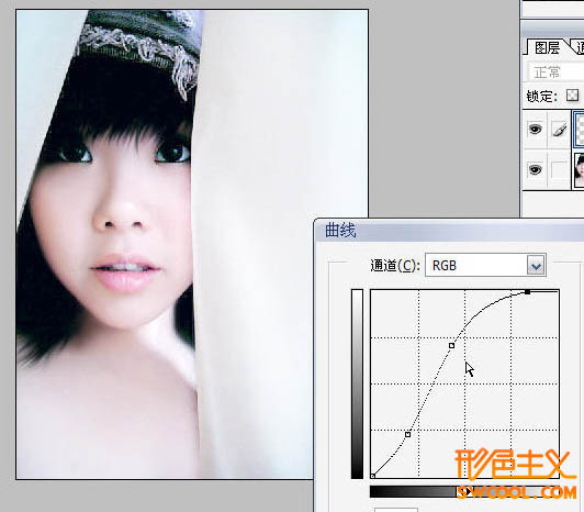 Photoshop为偏暗的人物照片精细磨皮及美白