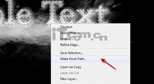 Photoshop制作动感的液化火焰字