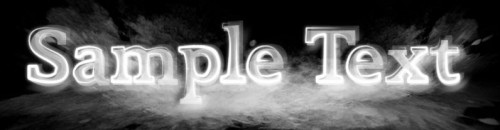 Photoshop制作动感的液化火焰字