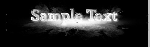 Photoshop制作动感的液化火焰字