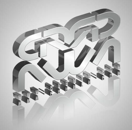 PS與Ai結(jié)合打造超酷的灰色金屬質(zhì)感立體字