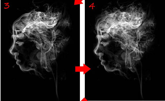 Photoshop制作魔幻的红色火焰头像