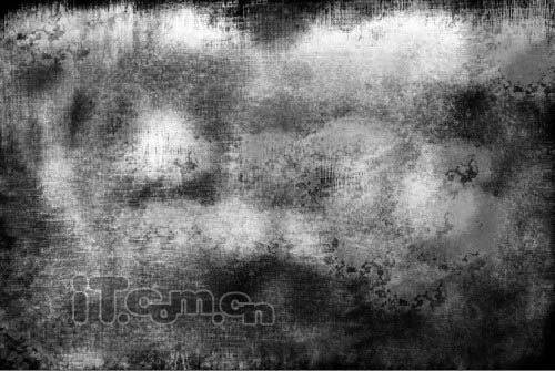 Photoshop制作破舊的古典裂紋字教程
