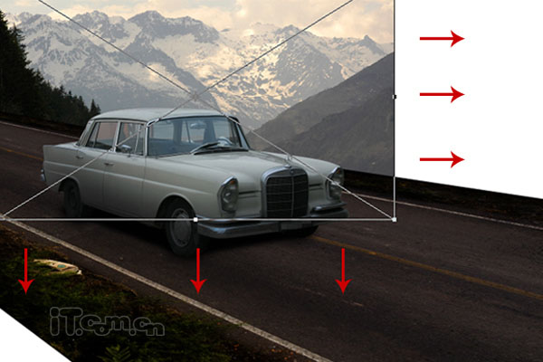 Photoshop打造夜間無人駕駛的汽車效果