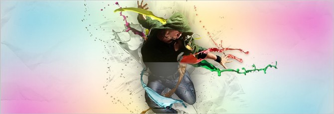 Photoshop打造超酷的設(shè)計(jì)類網(wǎng)頁橫幅
