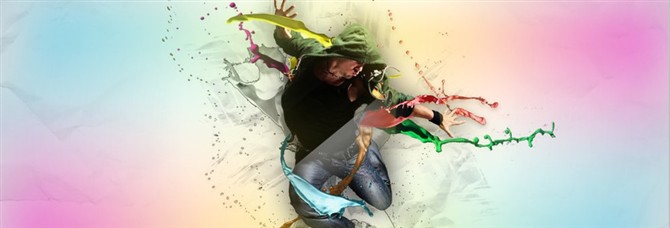 Photoshop打造超酷的設(shè)計(jì)類網(wǎng)頁橫幅