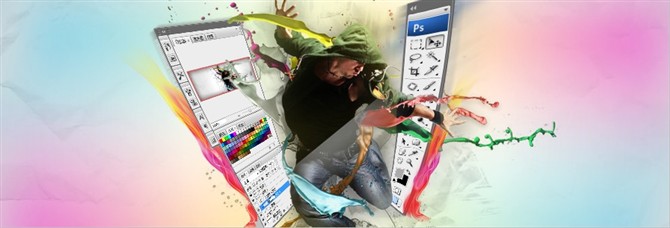 Photoshop打造超酷的設(shè)計(jì)類網(wǎng)頁橫幅