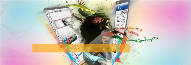 Photoshop打造超酷的設(shè)計(jì)類網(wǎng)頁橫幅