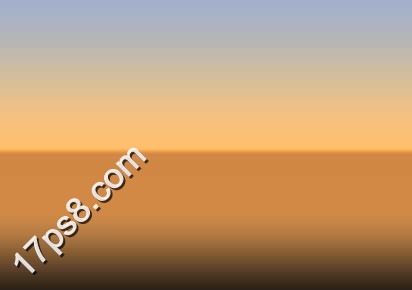 photoshop下利用漸變及畫筆制作漂亮的河邊日出