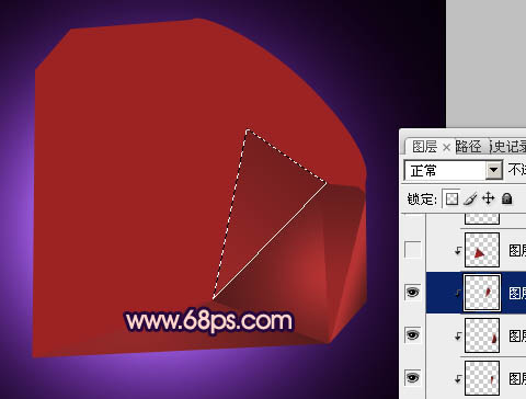 Photoshop打造一顆漂亮的紅色鉆石