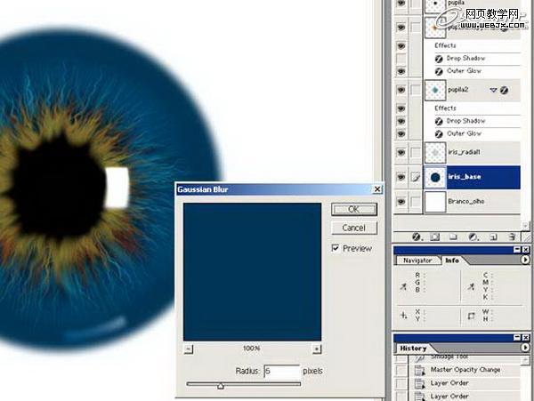 Photoshop将绘制出逼真的眼球效果的鼠绘实例教程