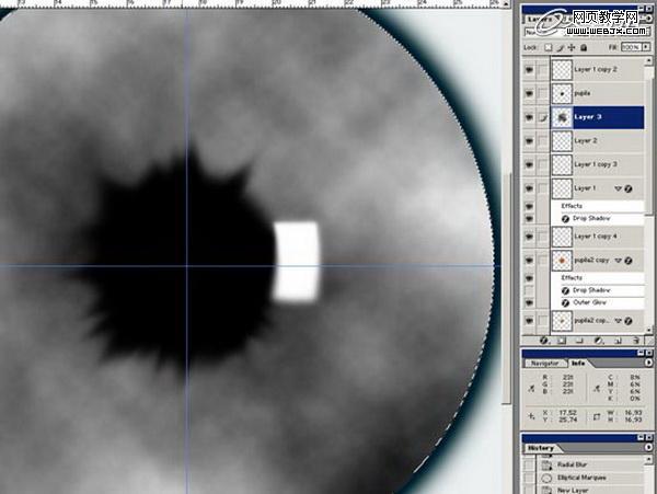 Photoshop将绘制出逼真的眼球效果的鼠绘实例教程