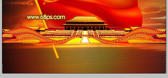 Photoshop將打造漂亮的建黨90周年志慶海報(bào)效果