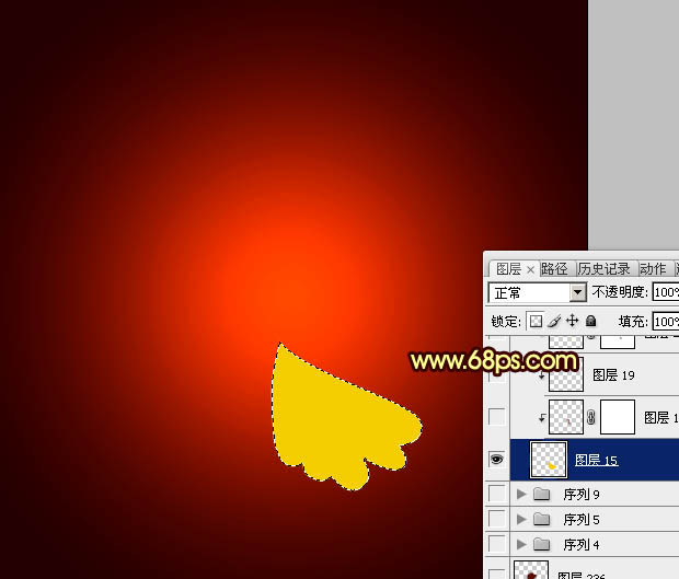 Photoshop打造非常華麗的金色牡丹