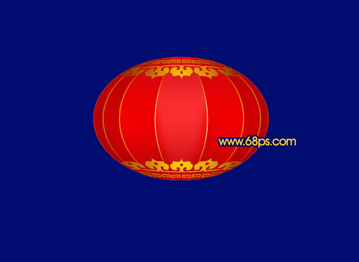 Photoshop制作出非常喜慶的紅色中秋燈籠