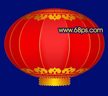 Photoshop制作出非常喜慶的紅色中秋燈籠