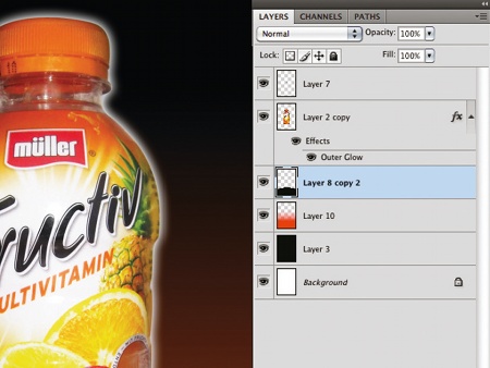 Photoshop制作絢麗的飲料宣傳海報(bào)