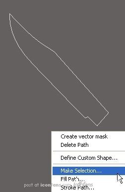 Photoshop制作一把鋒利的小刀效果