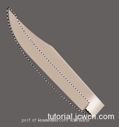Photoshop制作一把鋒利的小刀效果