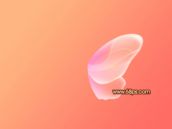 Photoshop制作出非?？蓯?ài)的粉色水晶蝴蝶效果